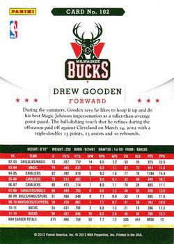 2012-13 Hoops #102 Drew Gooden Back