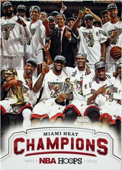 2012-13 Hoops #1 Miami Heat Champions Front