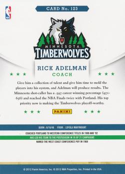 2012-13 Hoops #123 Rick Adelman Back
