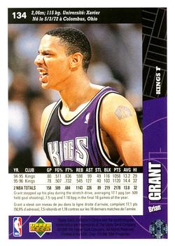 1996-97 Collector's Choice French #134 Brian Grant  Back
