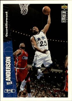 1996-97 Collector's Choice Italian #107 Nick Anderson  Front