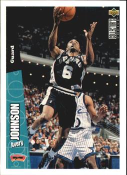 1996-97 Collector's Choice Spanish #138 Avery Johnson  Front