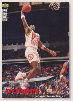 1995-96 Collector's Choice French I #2 Tyrone Corbin Front