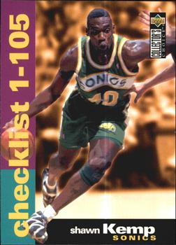 1995-96 Collector's Choice French I #209 Shawn Kemp Front