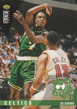 1995-96 Collector's Choice French II #112 Dee Brown Front