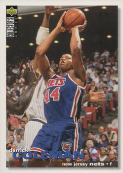 1995-96 Collector's Choice German I #102 Derrick Coleman Front