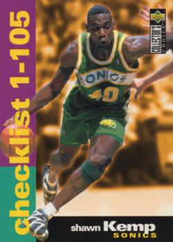 1995-96 Collector's Choice German I #209 Shawn Kemp Front