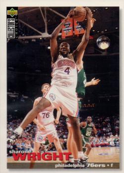 1995-96 Collector's Choice German II #73 Sharone Wright Front