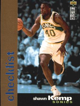 1995-96 Collector's Choice German II #199 Shawn Kemp Front