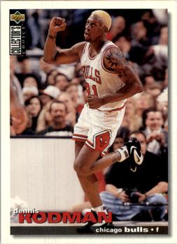 1995-96 Collector's Choice Portuguese II #15 Dennis Rodman Front