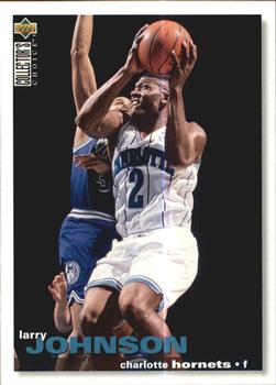 1995-96 Collector's Choice Spanish I #12 Larry Johnson Front