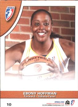 2010 Rittenhouse WNBA #10 Tamika Catchings / Ebony Hoffman Back