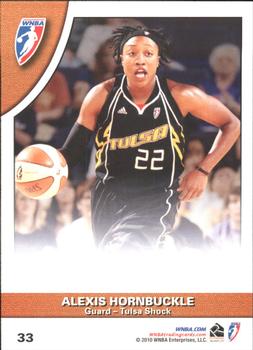 2010 Rittenhouse WNBA #33 Amber Holt / Alexis Hornbuckle Back