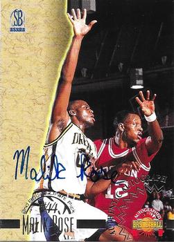 1996 Score Board Autographed - Autographs #NNO Malik Rose Front