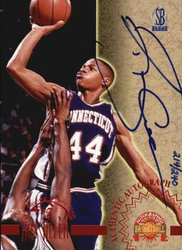 1996 Score Board Autographed - Autographs Red #NNO Ray Allen Front