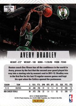 2012-13 Panini Prizm #75 Avery Bradley Back