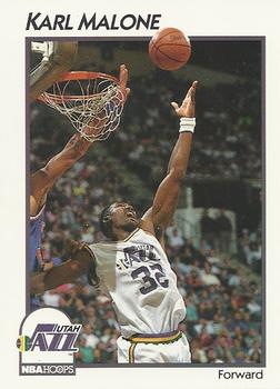 1991-92 Hoops McDonald's #44 Karl Malone Front