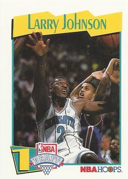 1991-92 Hoops McDonald's #47 Larry Johnson Front