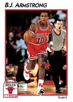 1991-92 Hoops McDonald's #63 B.J. Armstrong Front