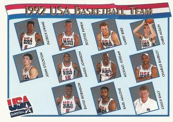 1991-92 Hoops McDonald's #62 1992 USA Basketball Team Front