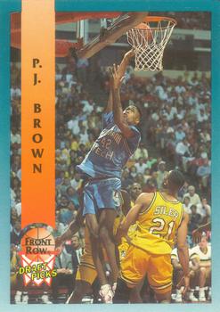 1992 Front Row Draft Picks #12 P.J. Brown Front