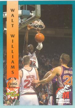 1992 Front Row Draft Picks #96 Walt Williams Front