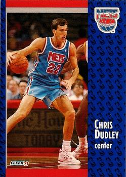 1991-92 Fleer Tony's Pizza #S-70 Chris Dudley Front