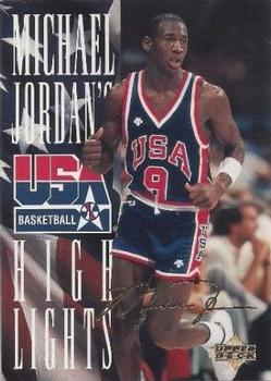 1994 Upper Deck USA - Michael Jordan's Highlights #JH4 Michael Jordan Front