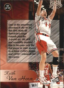 1997 Press Pass - All-American #A2 Keith Van Horn Back