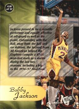 1997 Press Pass - All-American #A10 Bobby Jackson Back