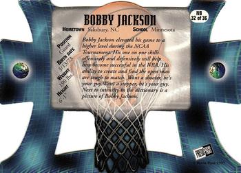 1997 Press Pass - Net Burners #NB32 Bobby Jackson Back