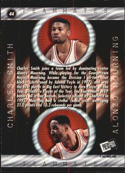 1997 Press Pass Double Threat #44 Charles Smith / Alonzo Mourning Back