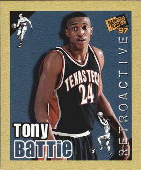 1997 Press Pass Double Threat - Retroactive #5 Tony Battie Front