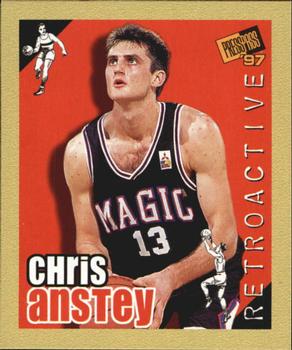 1997 Press Pass Double Threat - Retroactive #18 Chris Anstey Front