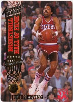 1993 Action Packed Hall of Fame #67 Julius Erving Front