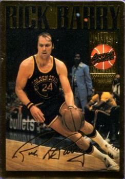 1995 Action Packed Hall of Fame - 24K Gold #5G Rick Barry Front