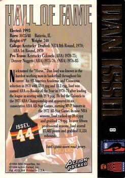 1995 Action Packed Hall of Fame - Autographs #8 Dan Issel Back