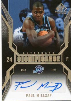 2007-08 SP Game Used - SIGnificance #SI-PM Paul Millsap Front