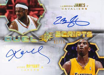 2007-08 SPx - Duel Scripts #DS-BJ Kobe Bryant / LeBron James Front
