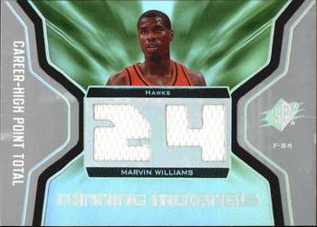 2007-08 SPx - Winning Materials Stats #WMJ-MW Marvin Williams Front