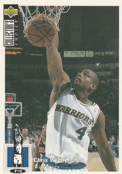 1994-95 Collector's Choice German #4 Chris Webber Front
