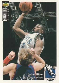 1994-95 Collector's Choice German #134 Isaiah Rider Front