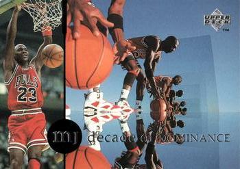 1994-95 Collector's Choice German - Michael Jordan Rare Air Decade of Dominance #J7 Michael Jordan Front