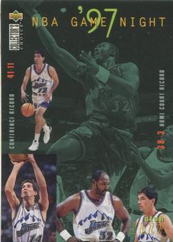 1997-98 Collector's Choice European #182 Utah Jazz Front
