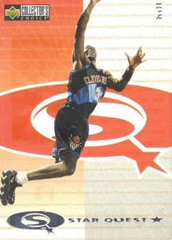 1997-98 Collector's Choice European - StarQuest #SQ11 Tyrone Hill Front