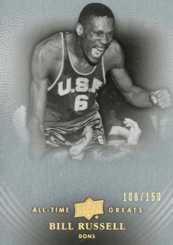 2013 Upper Deck All Time Greats #8 Bill Russell Front