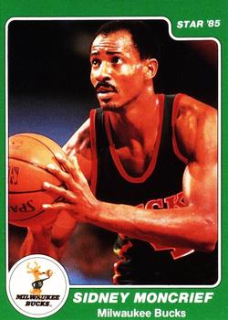 1984-85 Star Milwaukee Bucks Card Night #12 Sidney Moncrief Front