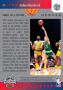 1992-93 Upper Deck NBA All-Stars #7 John Havlicek Back