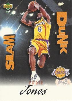 1997 Upper Deck Nestle Slam Dunk #SD16 Eddie Jones Front