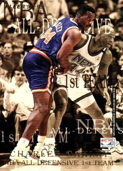 1994-95 Fleer European - NBA All-Defensive Team #NNO David Robinson / Charles Oakley Back